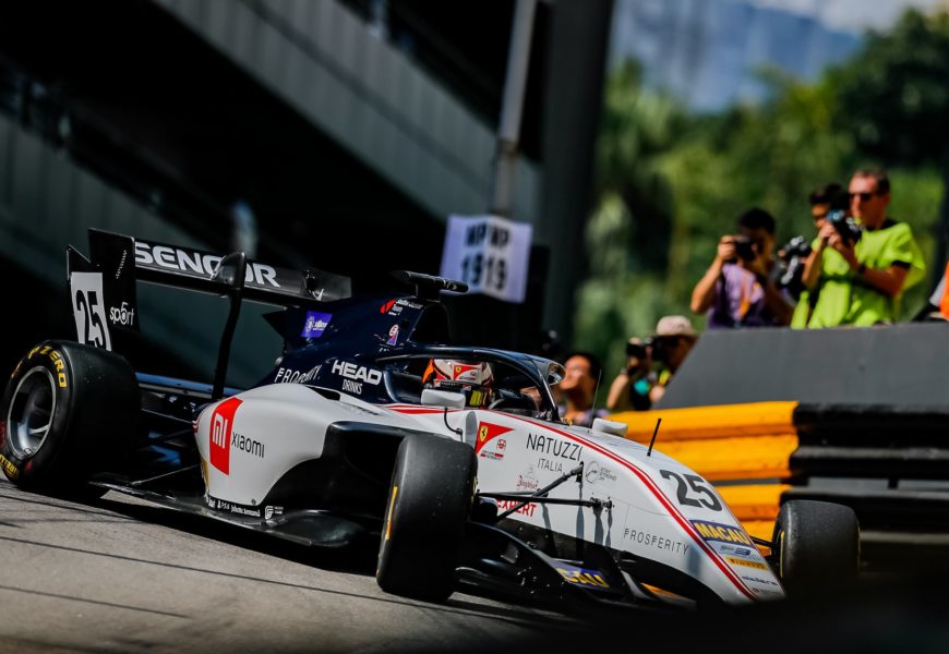 Juri Vips vítězem kvalifikačního sprintu F3 v Macau, Ilott pátý