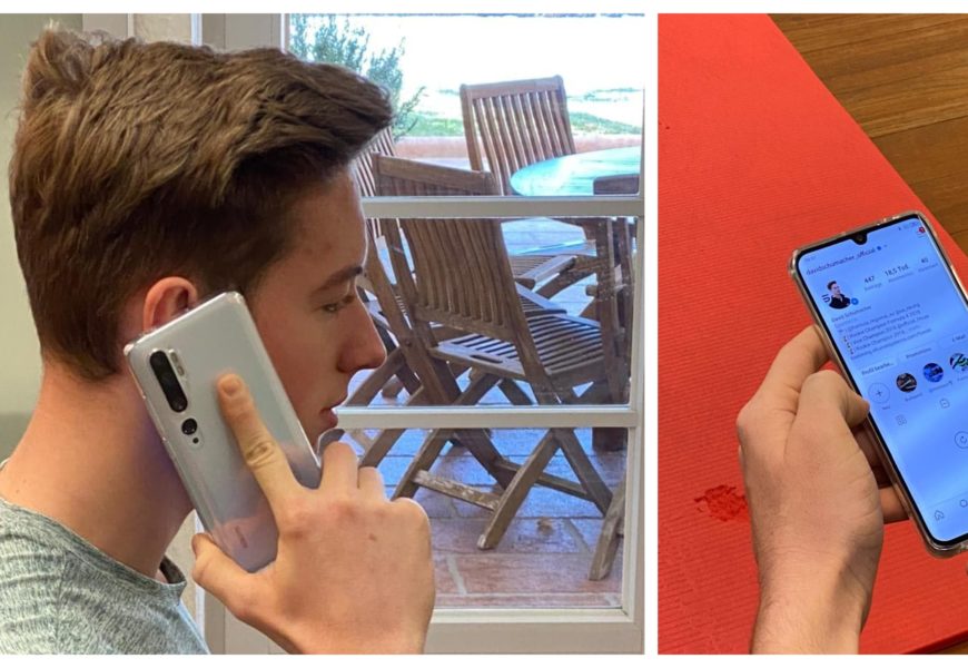 David Schumacher vyměnil iPhone: Teď už jenom Xiaomi Mi Note 10 Pro!