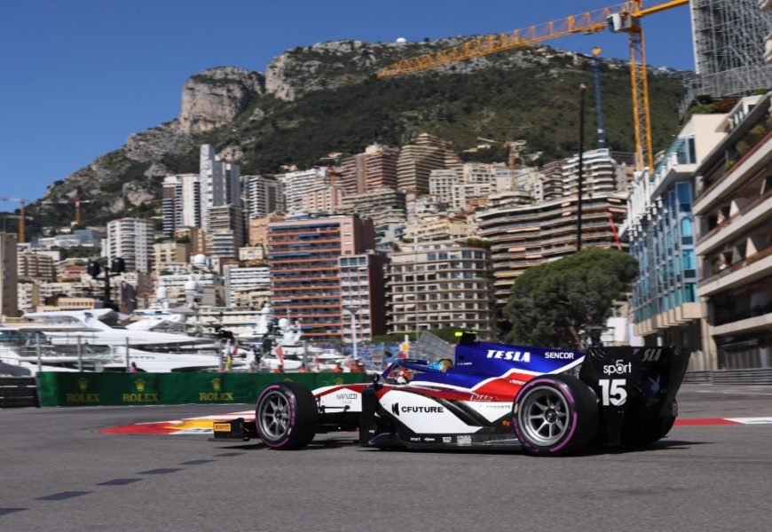 F2 v Monaku: Na Charouz Racing System čeká v Monaku po kvalifikaci těžký víkend